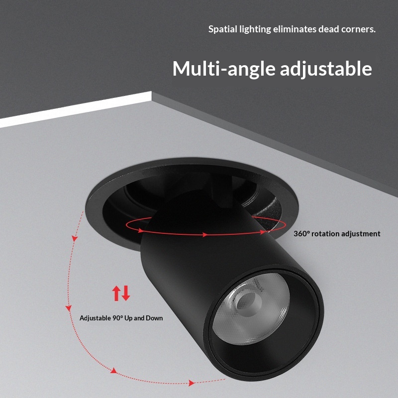 Main product image of Embedded Retractable Spotlight with Adjustable Beam