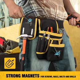 Product image of Heavy-Duty Canvas Electrician's Tool Organizer Waist Bag