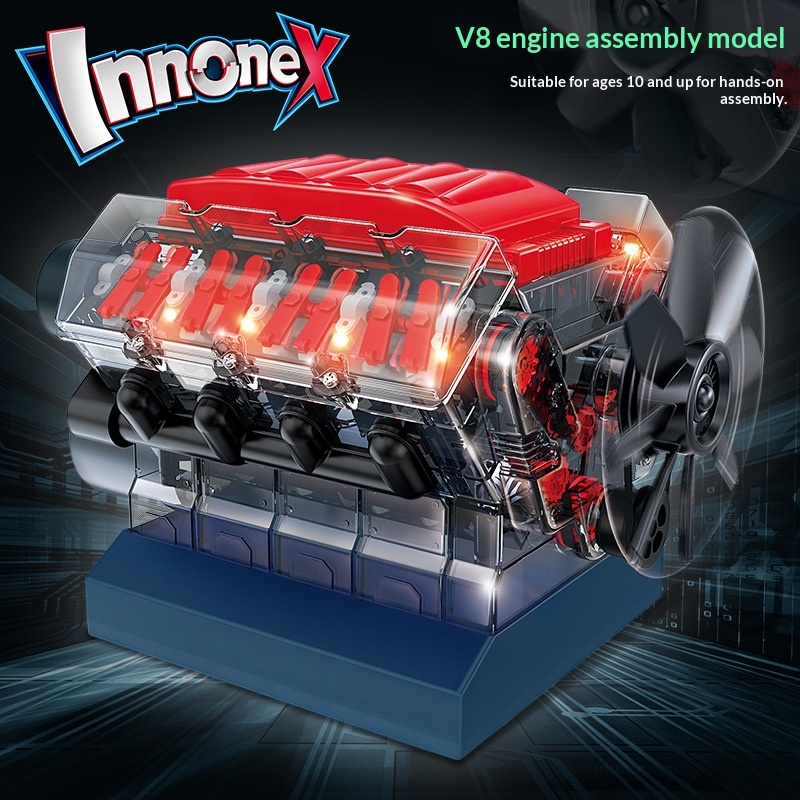 Main product image of V8 Engine Model Assembly Kit for Educational Demonstrations