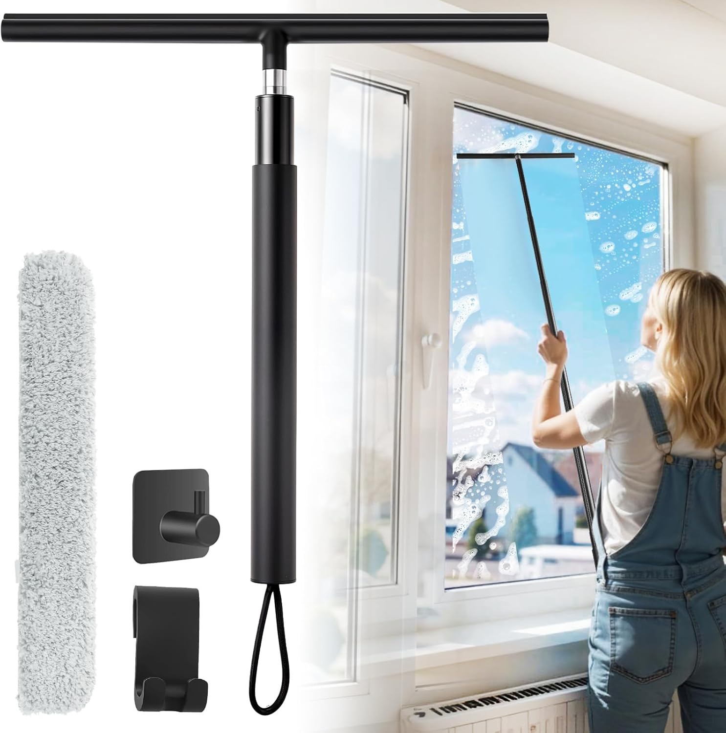 Main product image of Extendable Silicone Squeegee for Window and Glass Cleaning