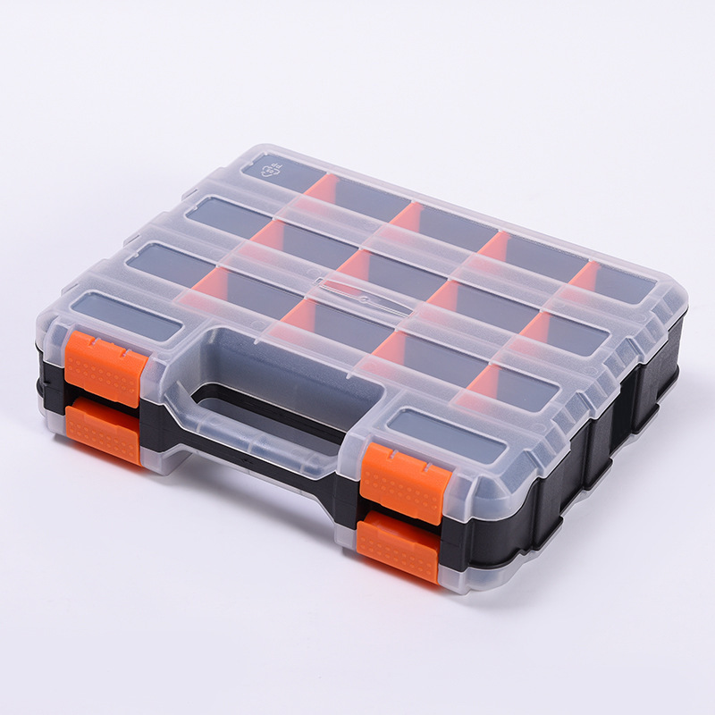Main product image of Double-Sided Portable Plastic Hardware & Tool Storage Box