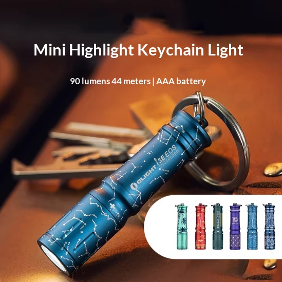 Main product image of AAA Battery Powered Waterproof Outdoor Keychain Flashlight