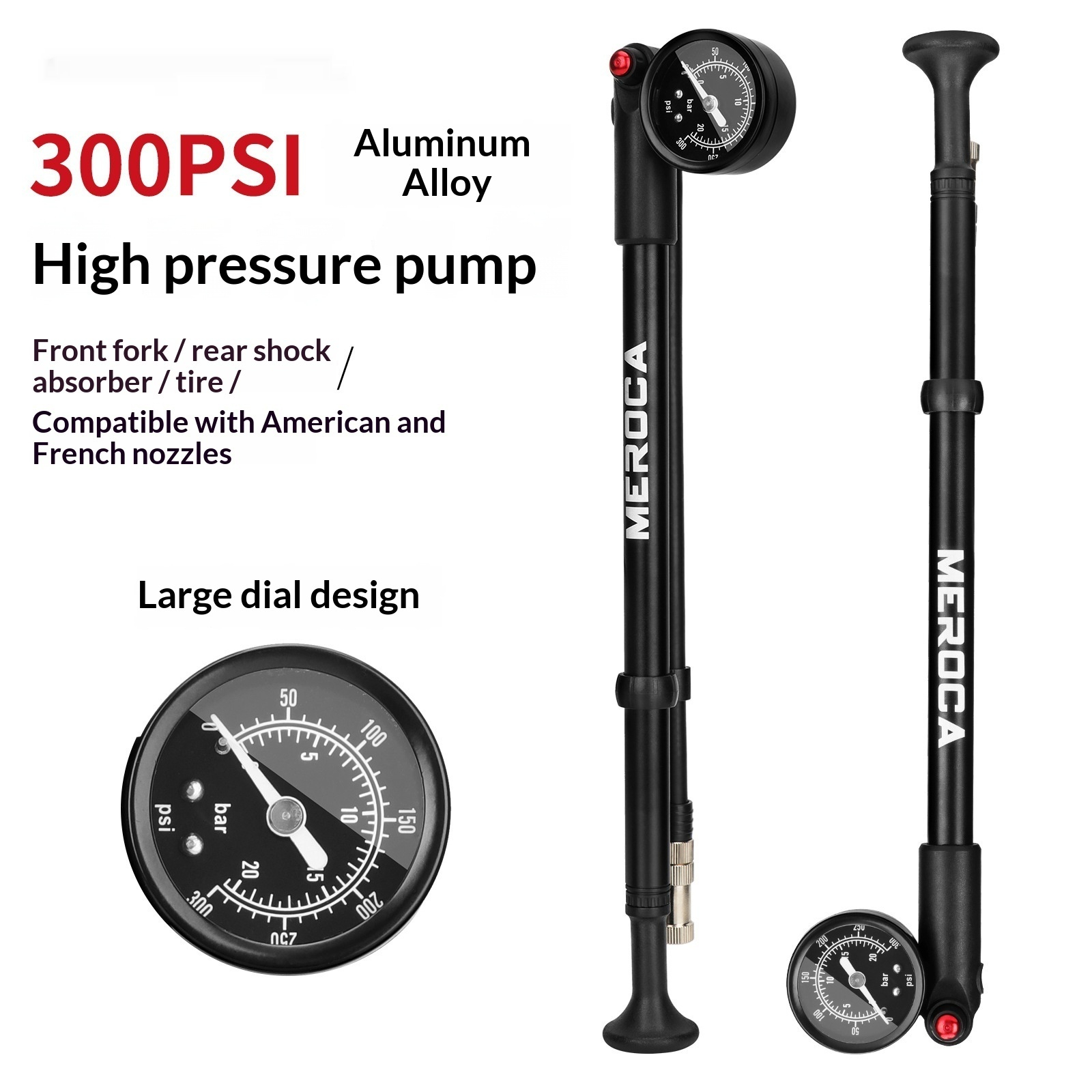 Main product image of Bicycle Front Fork and Rear Shock Air Suspension Pump