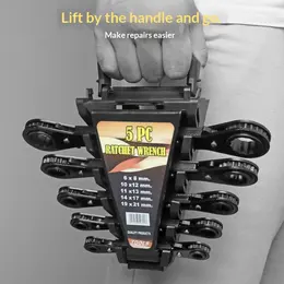 Product image of Double-ended Bi-directional Star-Pattern Ratchet Wrench