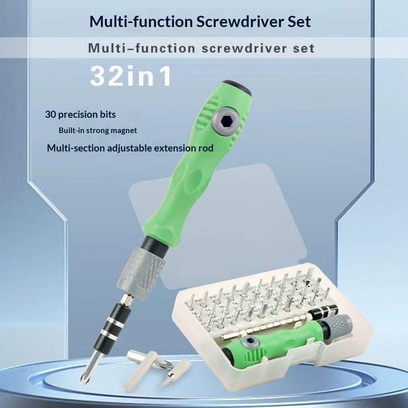 Main product image of 32-Piece Multi-Bit Screwdriver Set for Various Fasteners
