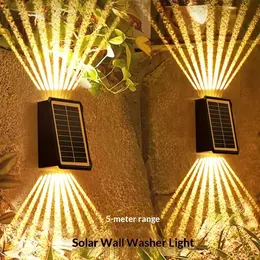 Product image of Solar-Powered Outdoor Wall Washer Lights, Waterproof