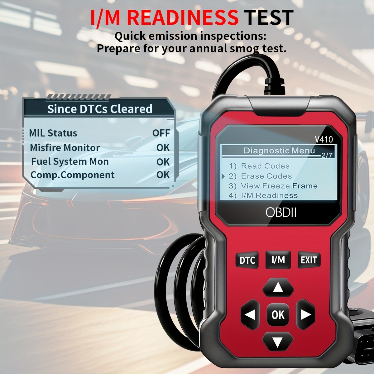 Main product image of Automotive Engine Diagnostic Scanner for Vehicle Fault Codes