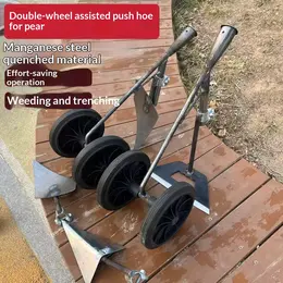 Product image of Dual-Wheel Weeding and Soil Loosening Hoe