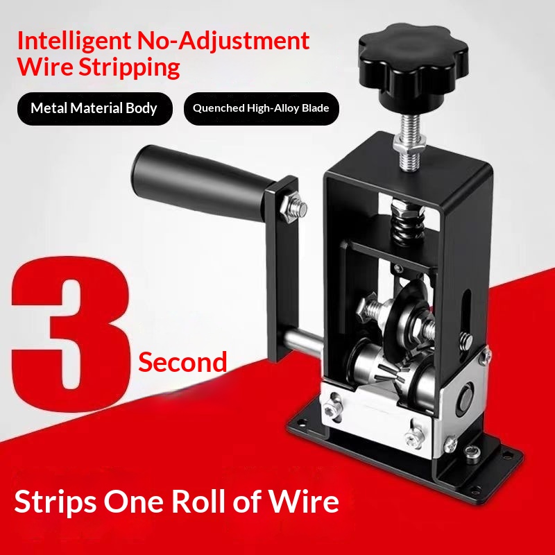 Main product image of Manual Hand-Crank Wire Stripper for Small Gauge Cables