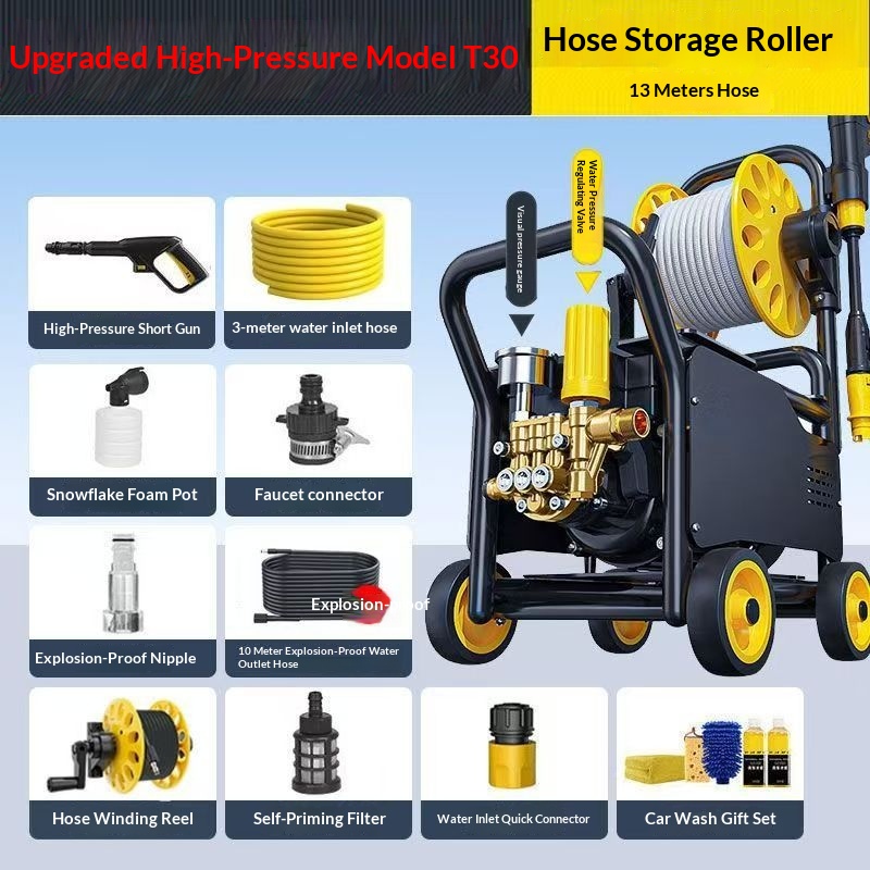 Main product image of High-Power Electric Pressure Washer with Boosting Spray Gun