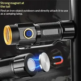 Product image of Rechargeable LED Flashlight with Side Work Light