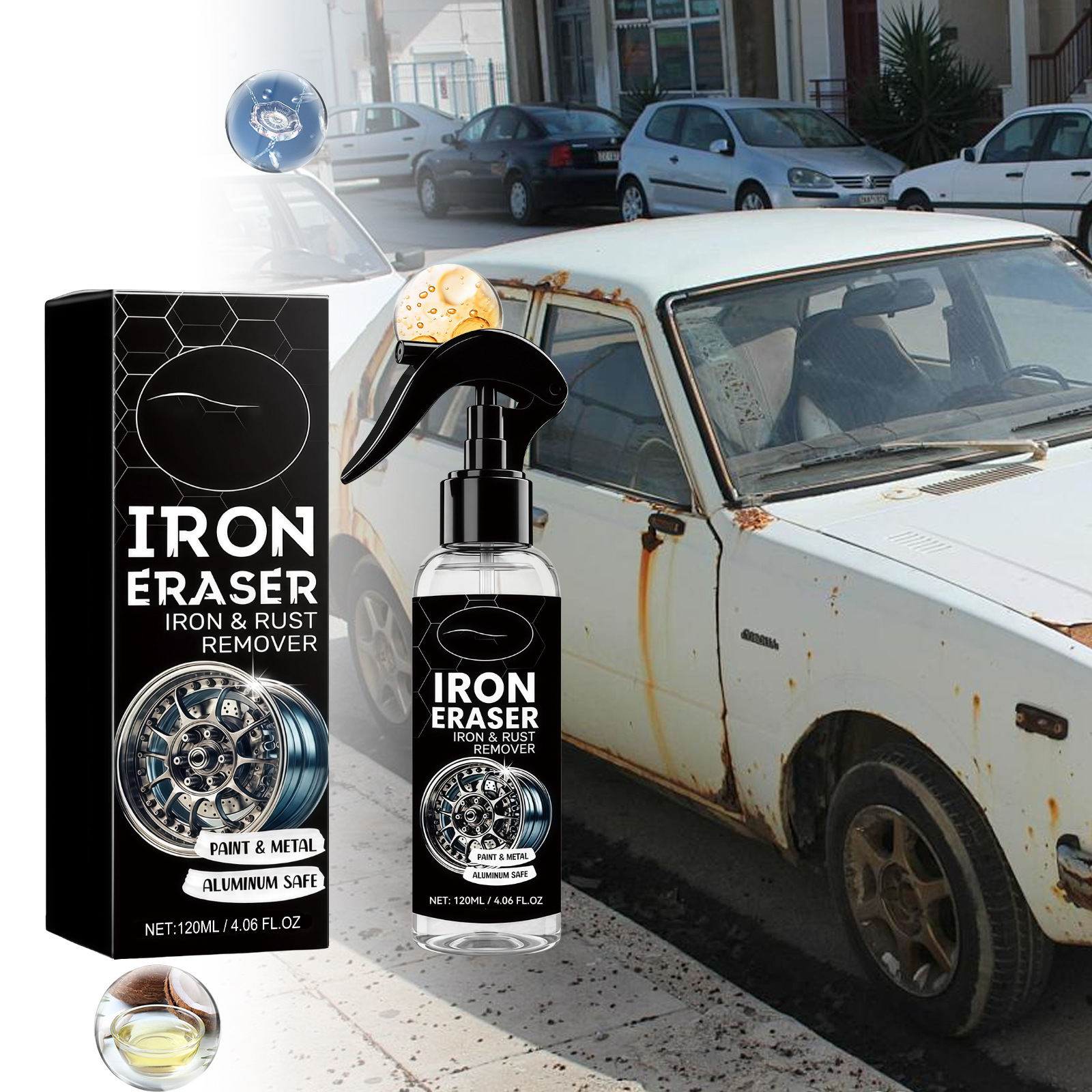Main product image of Automotive Rust Removing Cleanser for Cleaning and Decontamination