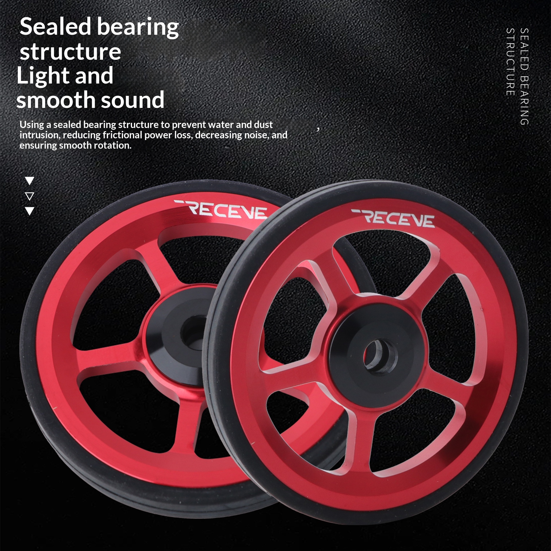 Main product image of Folding Bicycle Push Wheel for Compact Transport and Storage
