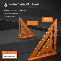 Product image of Aluminum Alloy Woodworking Triangle Layout Square Ruler