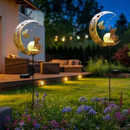 Product image of Wrought Iron Solar-Powered Outdoor Garden Light