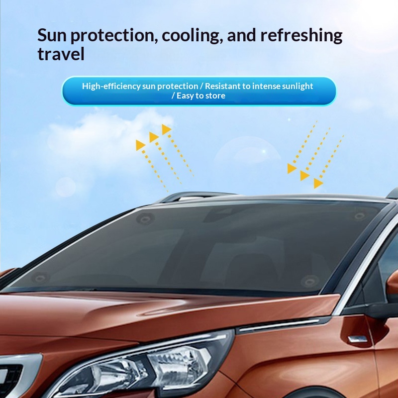 Main product image of Automotive Retractable Sunshade for Sun Protection and Heat Insulation
