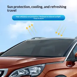 Product image of Automotive Retractable Sunshade for Sun Protection and Heat Insulation