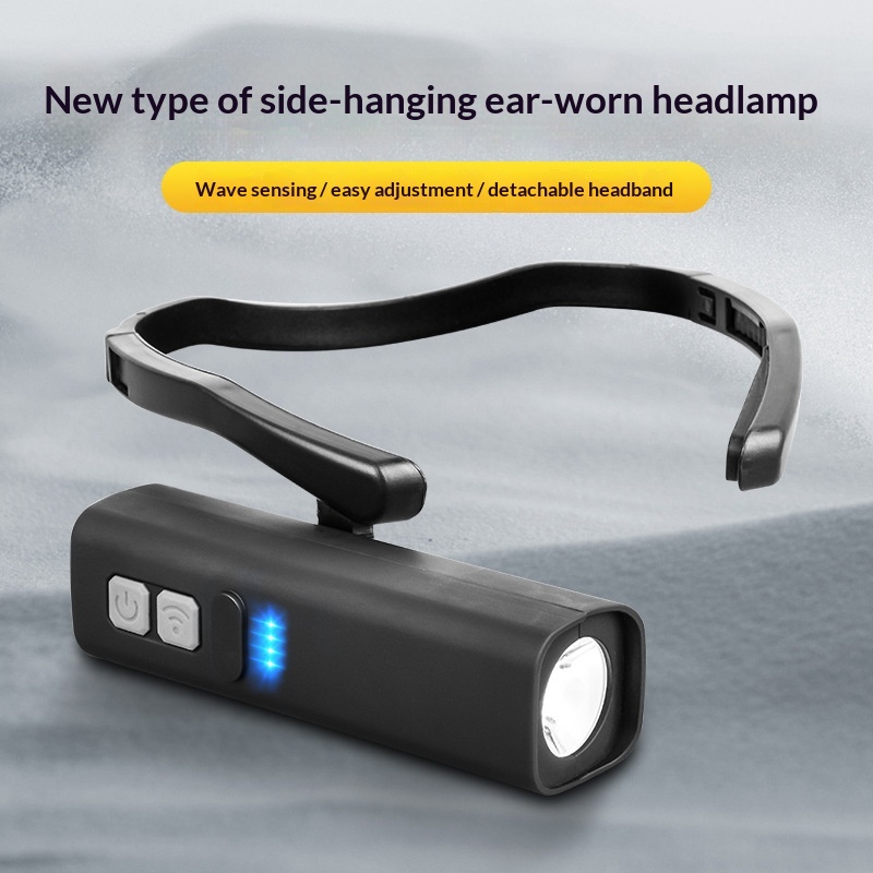 Main product image of Adjustable Ear-Mounted Headlamp for Hands-Free Lighting