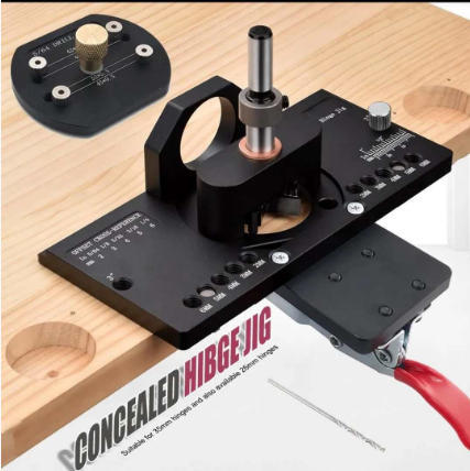 Main product image of Adjustable 35mm Hinge Drilling Template For Cabinet Doors