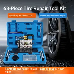 Product image of 68-piece Car and Motorcycle Tire Repair Tool Set