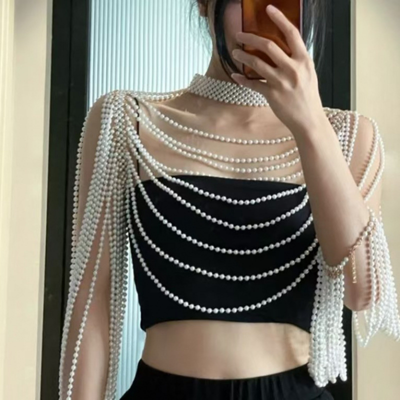 Main product image of Handwoven Pearl Chain for Apparel and Accessory Manufacturing