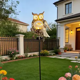 Product image of Outdoor Metal Solar-Powered Lawn Lamp
