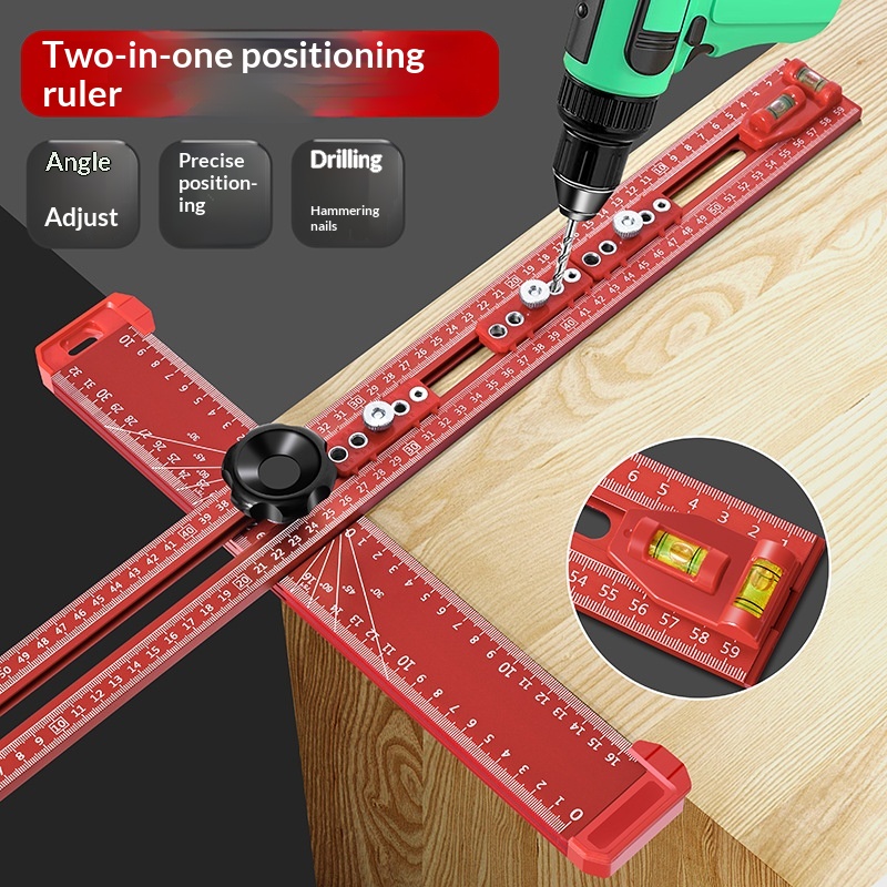 Main product image of Woodworking T-Square Multi-Function Punch Locator