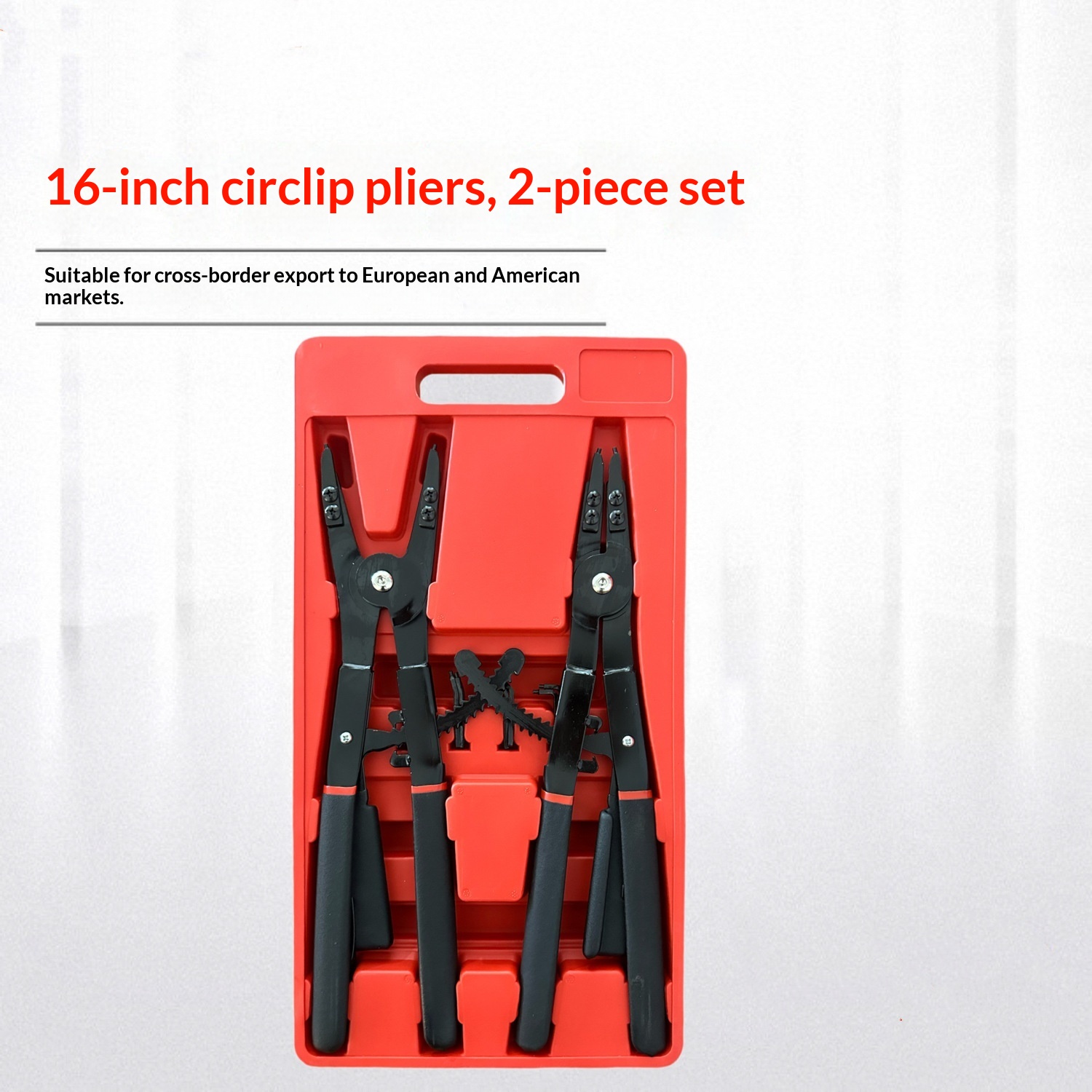 Main product image of 16-inch Internal/External Circlip Pliers, 2-Piece Set