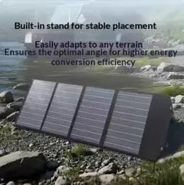 Product image of Portable Power Bank with Foldable Solar Panel