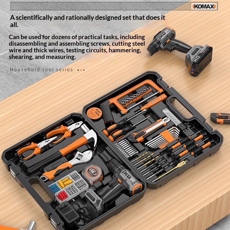 Main product image of Electric Drill and General Purpose Tool Kit with Case