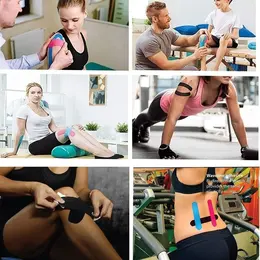 Product image of 6 Rolls Kinesiology Tape, Extra Sticky, Pre-Cut