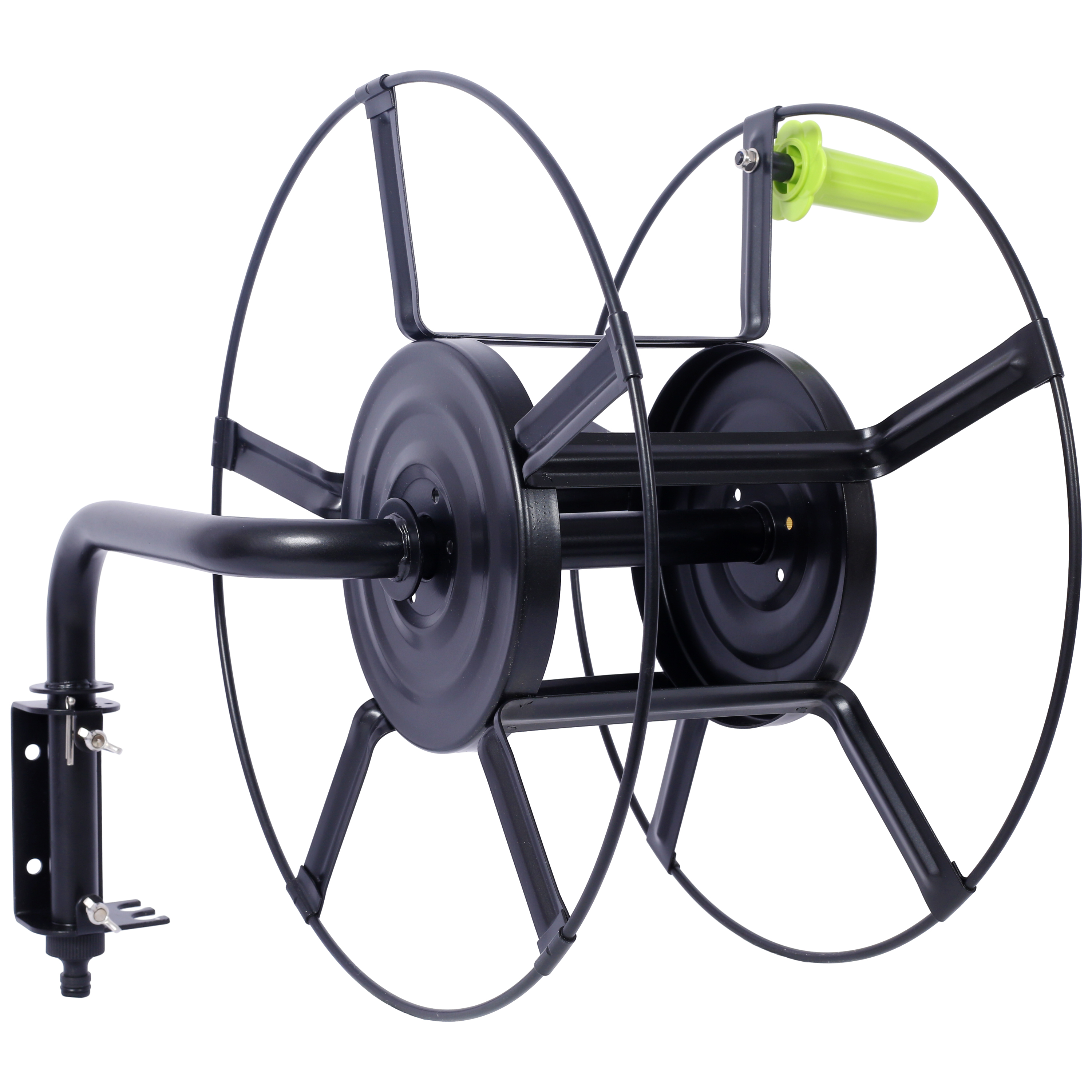 Main product image of Heavy-Duty Swivel Hose Reel Wall Mount for Industrial Use