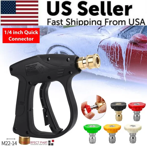 Main product image of Pressure Washer Gun, 4000 PSI, Foam Spray, Short Wand
