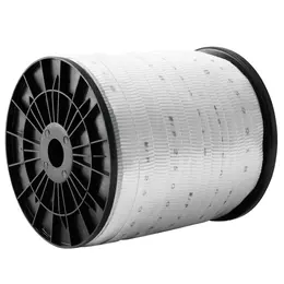 Product image of Polyester Mule Tape, 3/4" x 528' Flat Rope, 2500 Lbf Tensile, White