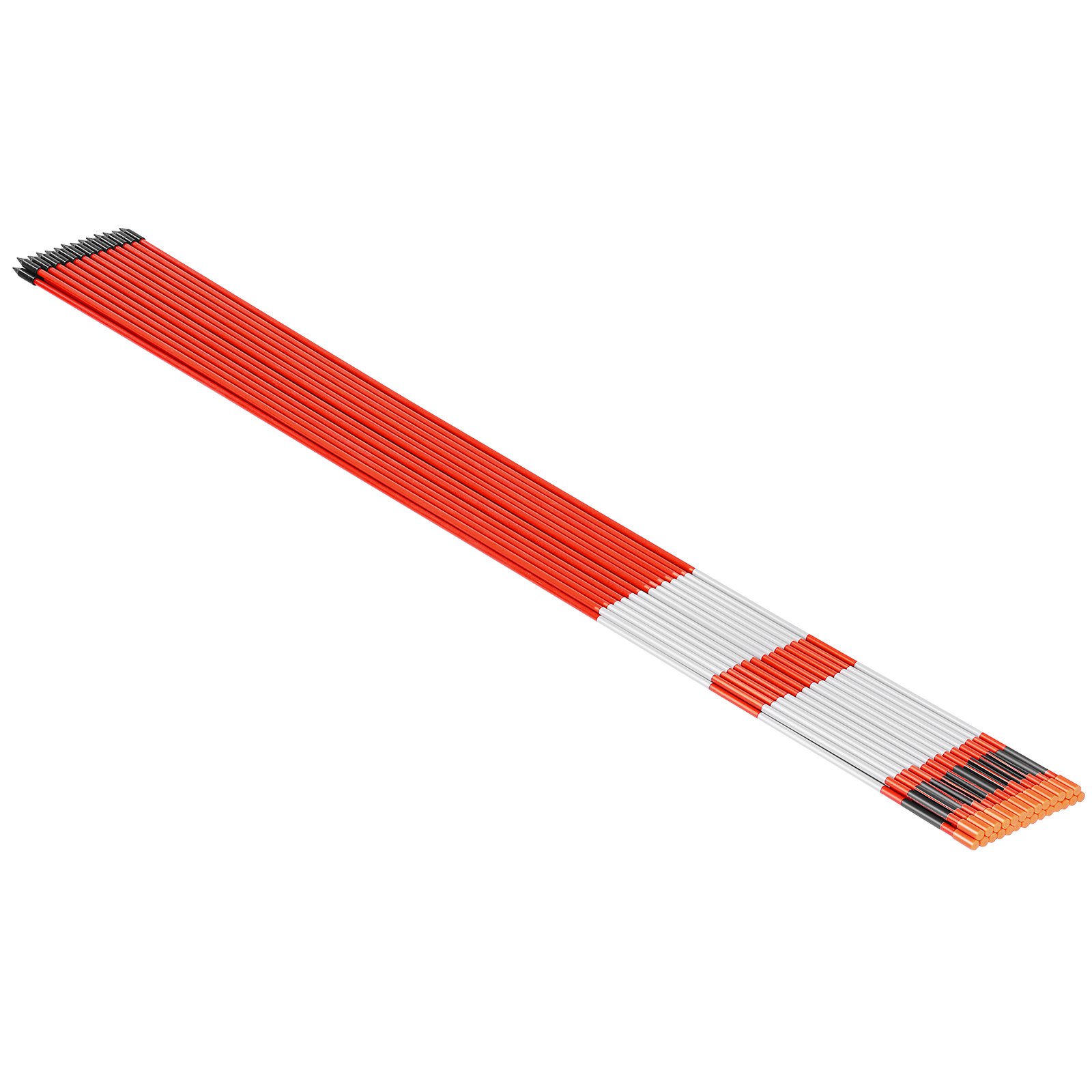 Main product image of 200 Reflective Driveway Markers, 1/4 in. Dia, 48 in. L, Orange