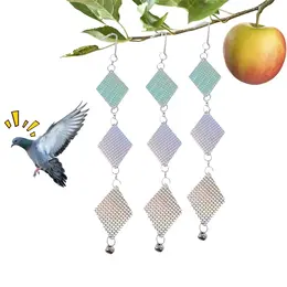 Product image of 24-Pack Reflective Bird Deterrent Discs, Double-Sided, Rotating