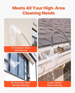 Product image of 25 FT Pressure Washer Telescoping Wand, 4000 PSI
