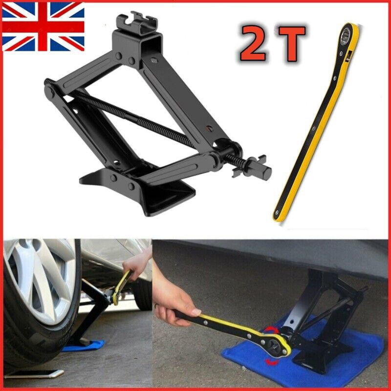 Main product image of 2-Ton Scissor Jack with Crank Handle for Vehicles