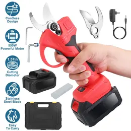 Product image of 21V Cordless Electric Pruning Shears, 40mm (1.57in) Capacity, 2 Batteries