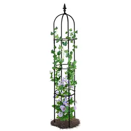 Product image of 6.2ft Garden Obelisk Trellis, Plastic Coated Metal