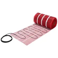 Product image of 150 Sqft Self-Adhesive 120V Electric Radiant Floor Heating Mat System with Thermostat and Alarm