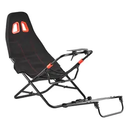 Product image of Foldable Adjustable Racing Wheel Stand, 18.5 In Width, for Logitech, Thrustmaster, Black