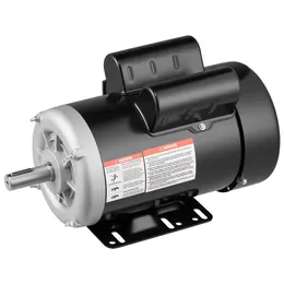 Product image of 5 HP Air Compressor Motor, 3450 RPM, 230V, Single-Phase, TEFC, 0.875 in. Shaft