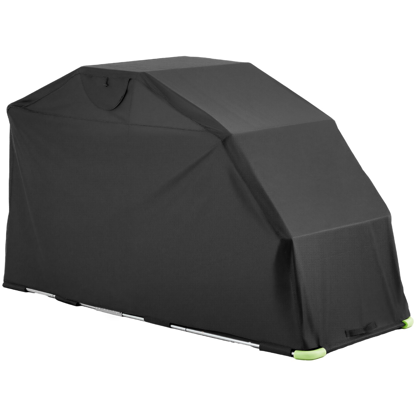 Main product image of Motorcycle Storage Shelter, 600D Oxford Flip-Up Tent, Lock, Vents, 110x43x63 In, Black