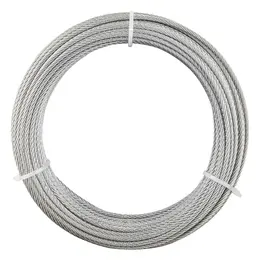 Product image of 1/8 Inch 304 Stainless Steel Wire Rope Kit, 100 Ft, 1600 Lbs, 7x7