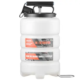 Product image of Fluid Extractor, 9.5 L, Manual Vacuum, 59 in Hose, HDPE Tank