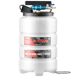Product image of 9.5 L Pneumatic Manual Fluid Extractor, 59 in. Hose, Three 47 in. Extension Tubes