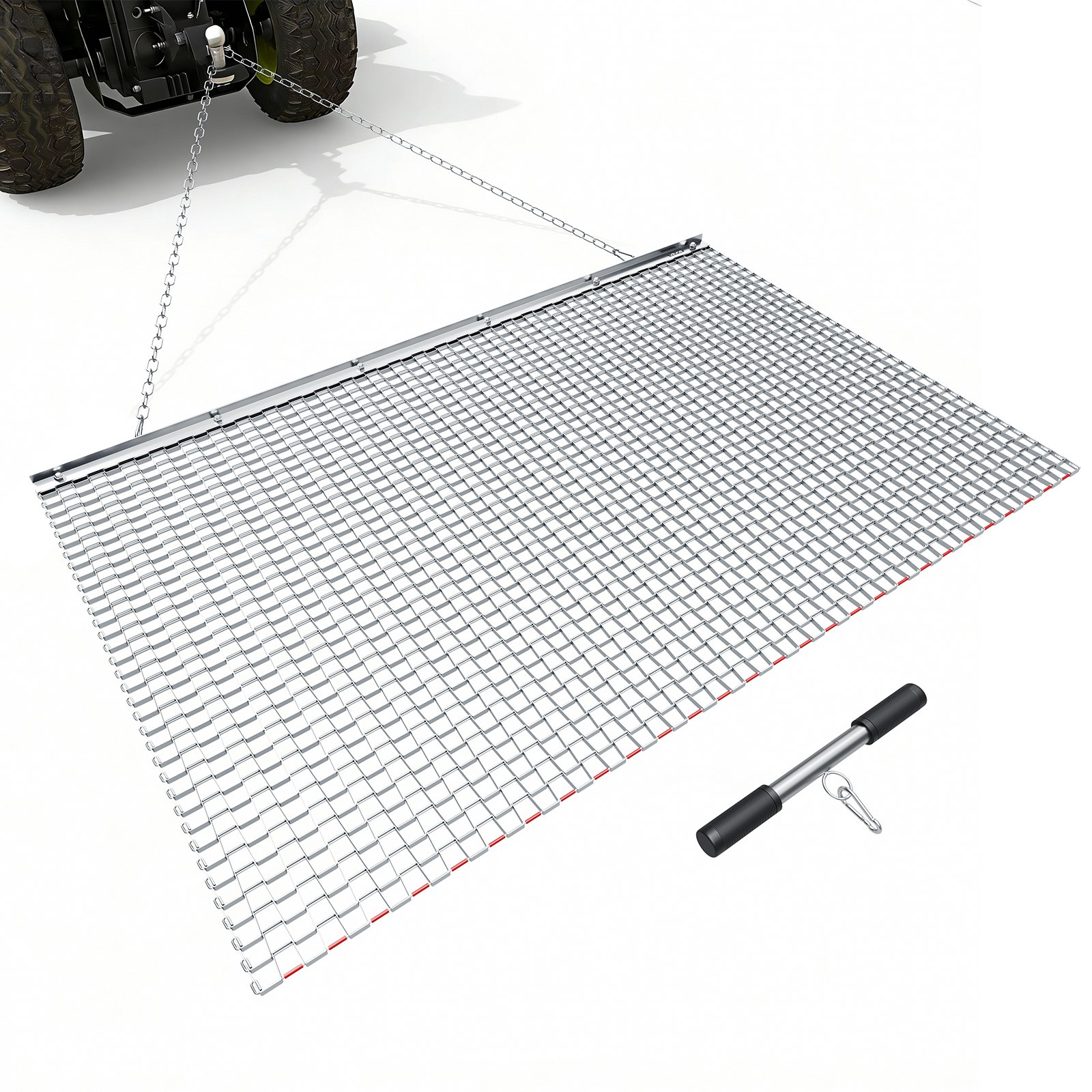 Main product image of Drag Harrow, 5 x 3 ft, Galvanized Steel Mesh, with Tow Chain