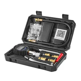 Product image of Engine Cylinder Compression Tester Kit, 10-200 PSI Gauge, 4 Adapters