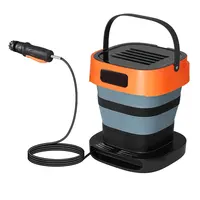 Product image of Portable Cordless Foldable Pressure Washer, 2.64 Gal Tank, 109 PSI, 0.79 GPM, 3 Nozzles, Type-C